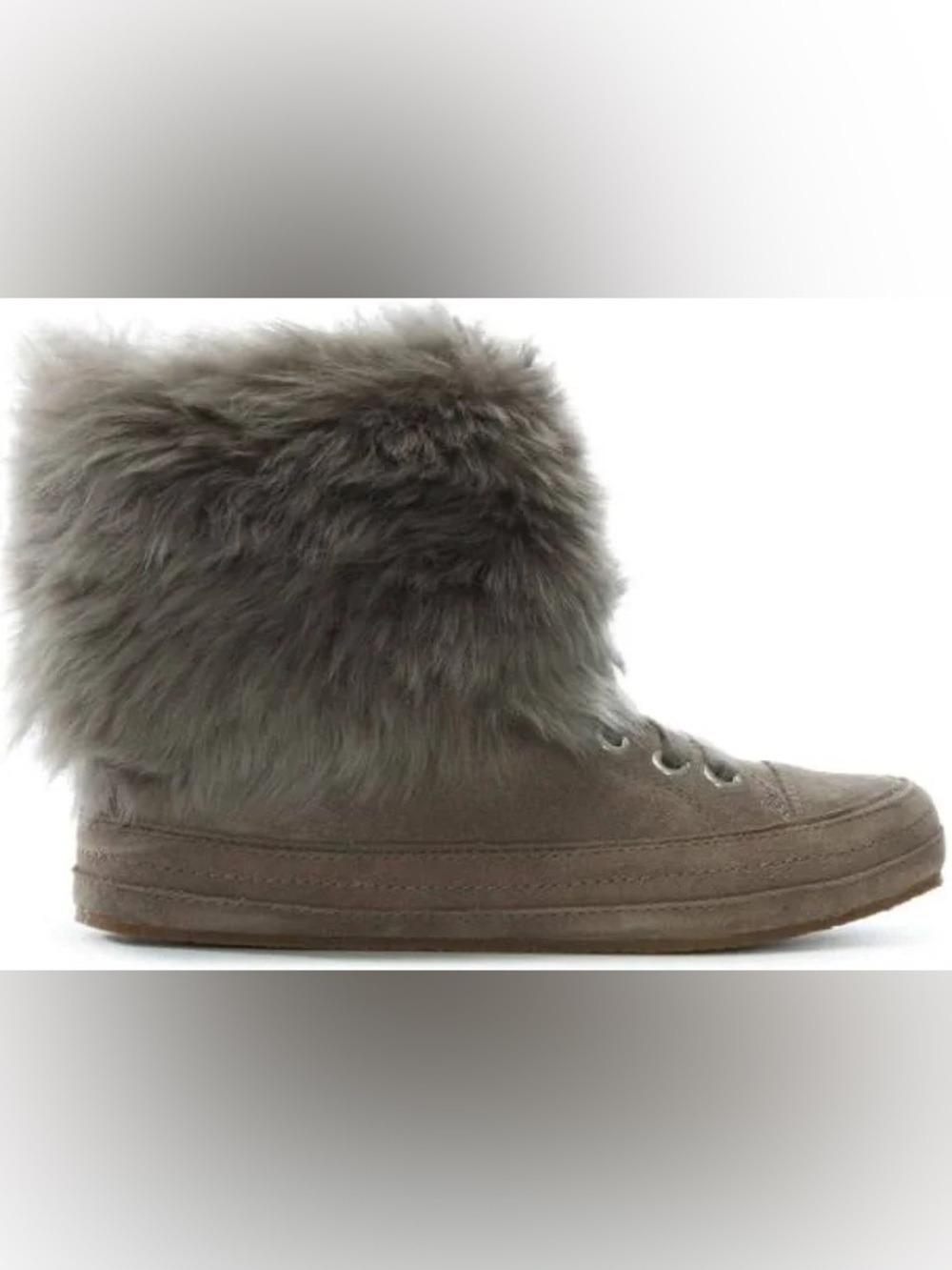 NWOT UGG Women's Antonie Fur-Trim Suede Boot Size 9 with Box